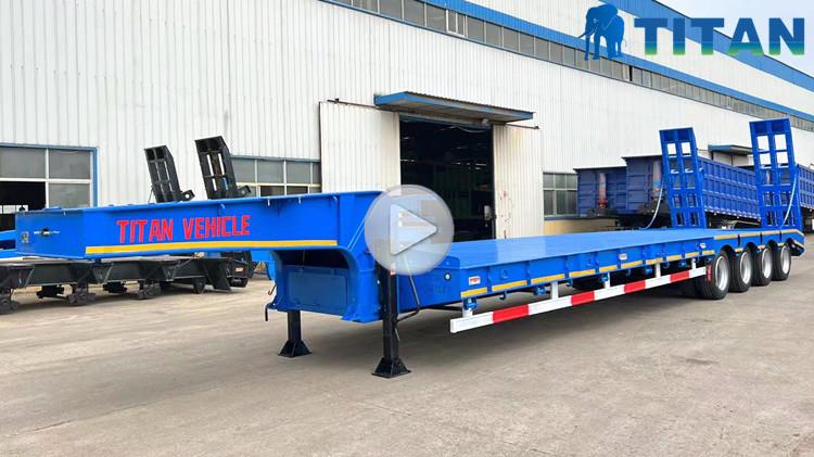 Ton Axle Low Bed Trailer Truck For Sale In Saudi Arabia Jeddah