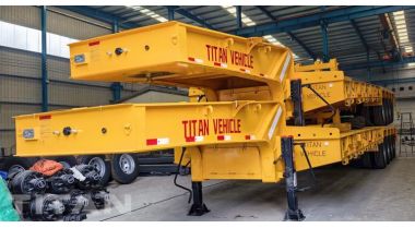 4 Axle Lowbed Truck Trailer will be sent to United Arab Emirates