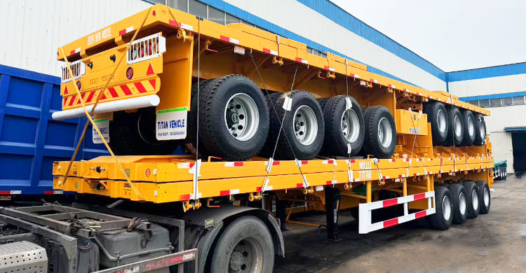 4 Axle Semi Flatbed Trailers for Sale in Saudi Arabia