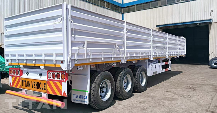 Tri Axle Dropside Trailer will be sent tot Saudi Arabia