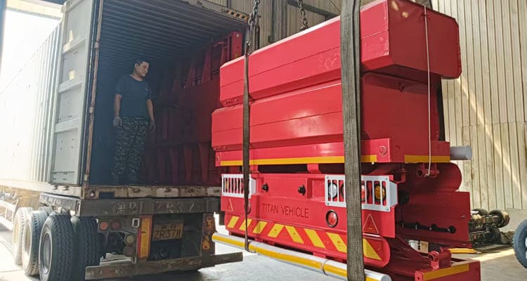40 Foot Flatbed Trailer will be Sent to Saudi Arabia