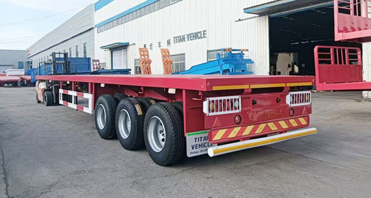 40 Foot Flatbed Trailer will be Sent to Saudi Arabia