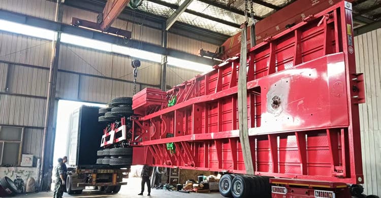 40 Foot Flatbed Trailer will be Sent to Saudi Arabia