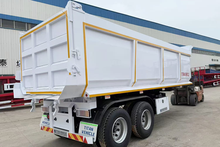 Rear Dump Semi Trailer for Sale in Saudi Arabia