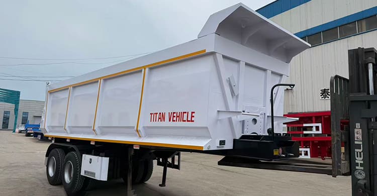 Rear Dump Semi Trailer for Sale in Saudi Arabia