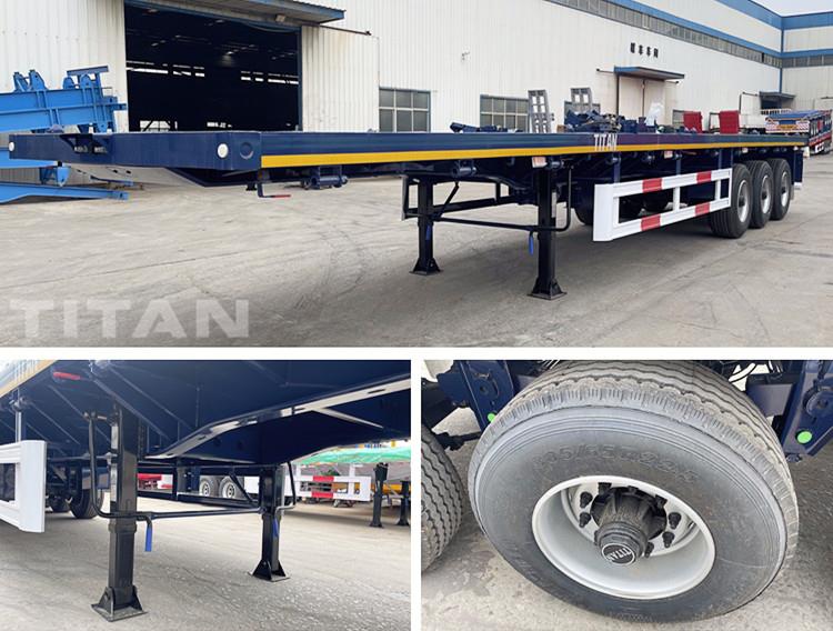 Single Tire Flat Bed Trailer for Sale in Saudi Arabia