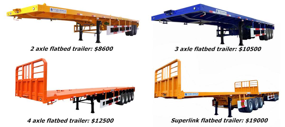 Semi Flatbed Trailer for Sale Near Me in Saudi Arabia