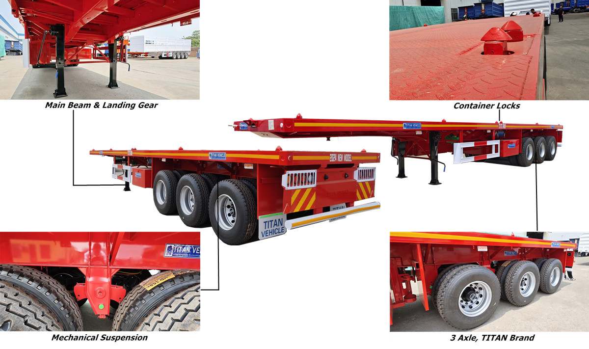 Semi Flatbed Trailer for Sale Near Me in Saudi Arabia