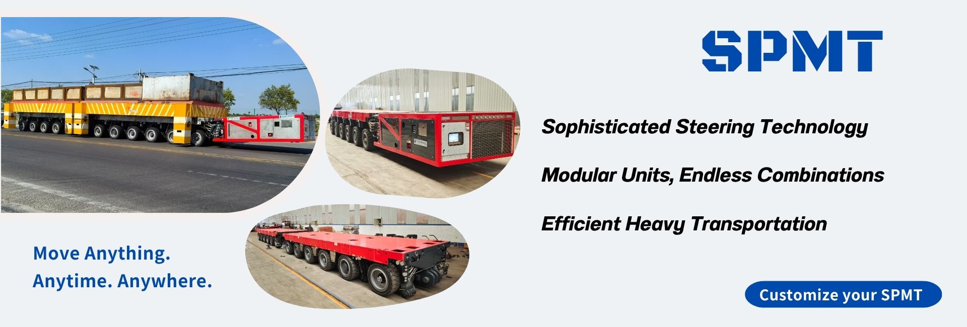 Modular Hydraulic Multi Axle Low Bed Trailer for Sale in Saudi Arabia