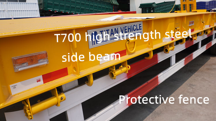 Tri Axle Truck Low Loader Trailer for Sale in Saudi Arabia