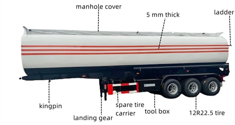Semi Tanker Trailer for Sale in Saudi Arabia