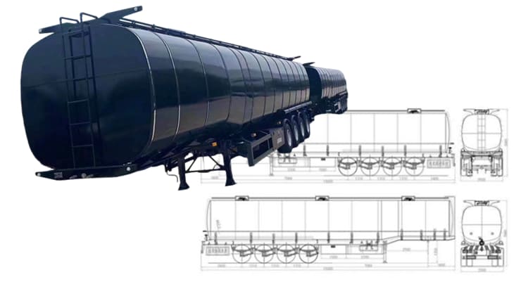 Bitumen Tanker Trailer for Sale in Saudi Arabia