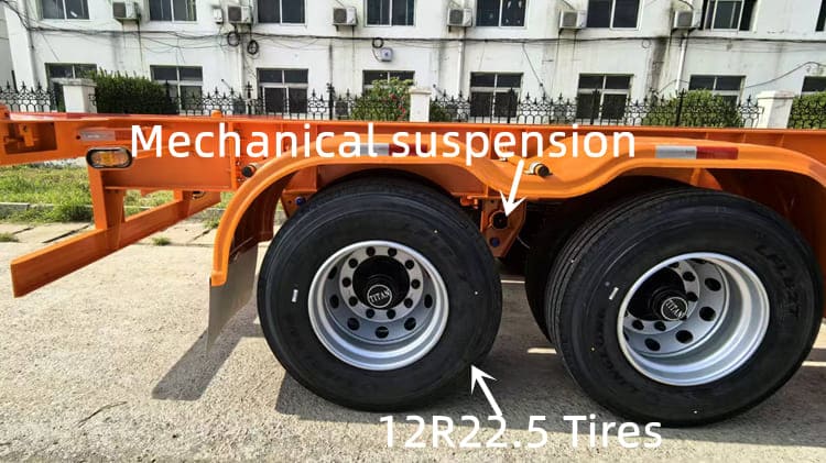 40ft Container Chassis Trailer for Sale in Saudi Arabia