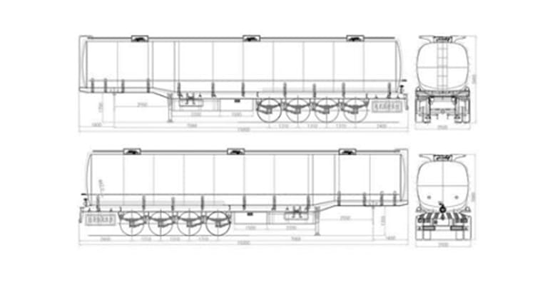 4 Axle Petrol Tanker Trailer for Sale in Saudi Arabia
