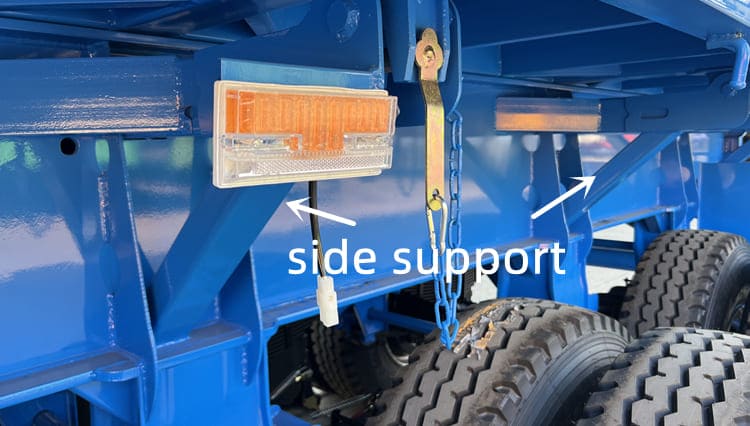 3 Axle Side Dump Trailer for Sale in Saudi Arabia