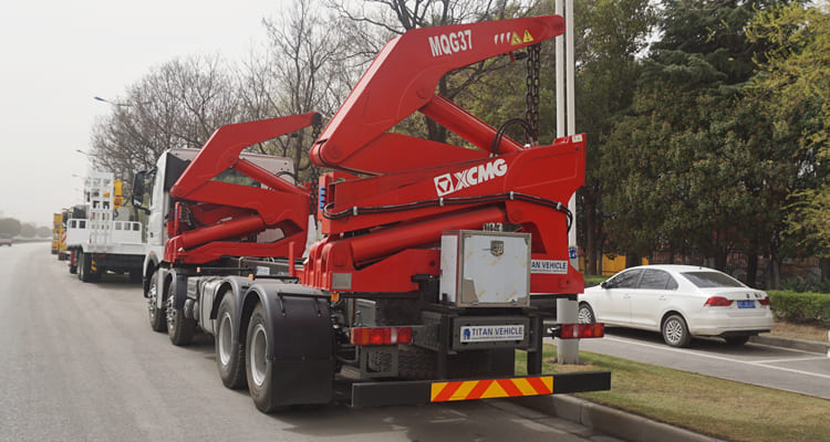 20ft Container Side Loader Truck for Sale in Saudi Arabia