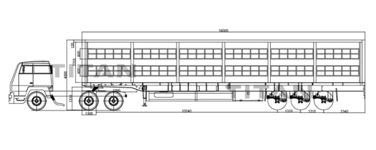 Curtain Side Semi Trailer for Sale in Saudi Arabia