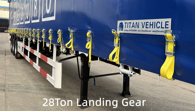 Curtain Side Semi Trailer for Sale in Saudi Arabia