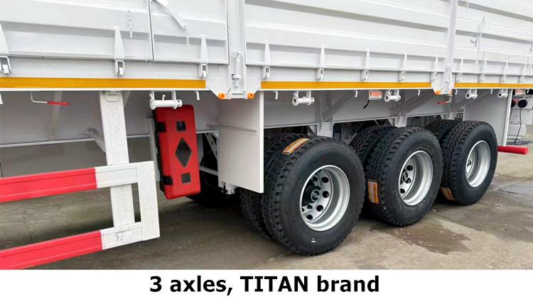 Sidewall Trailer with Side Walls for Sale in Saudi Arabia