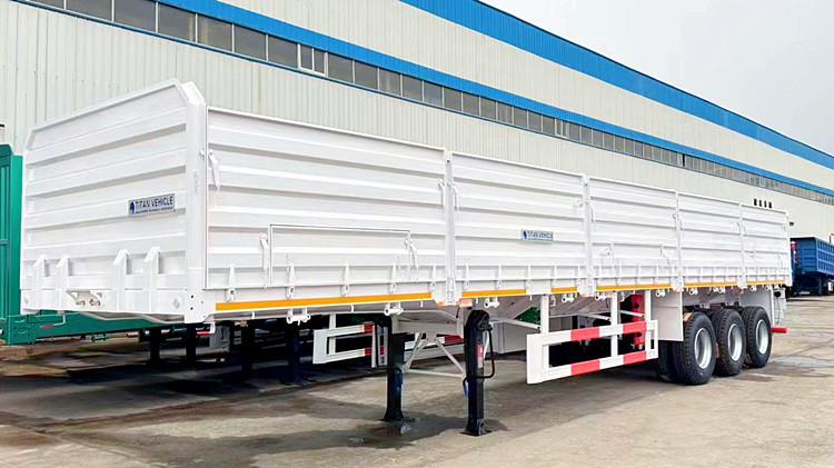 Sidewall Trailer with Side Walls for Sale in Saudi Arabia