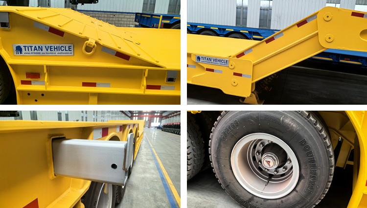 3 Axle Folding Neck Lowboy Trailer for Sale in Saudi Arabia