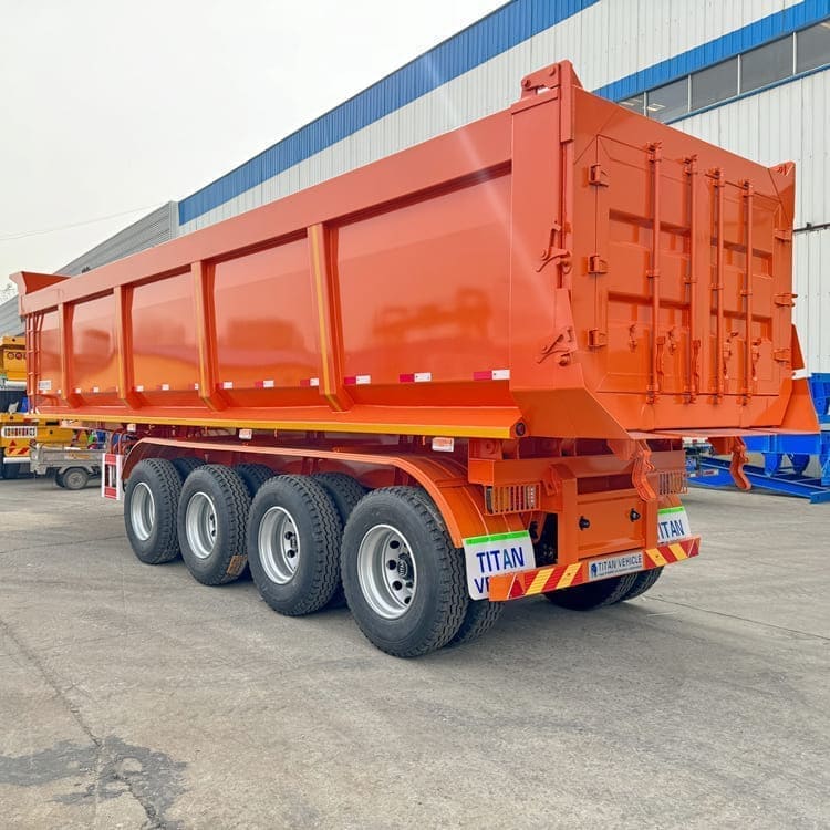 4 Axle 35 CBM Dump Truck Trailer