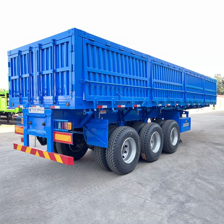 3 Axle Side Dump Trailer