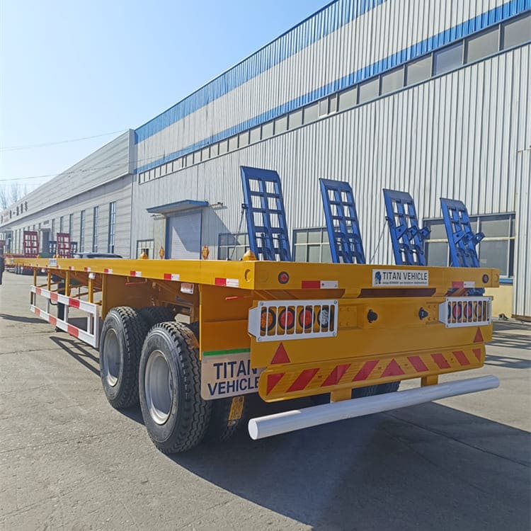 2 Axle Flat Bed Trailers 