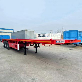 3 Axle Flatbed Semi Trailer