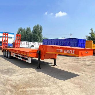 3 Axle 60 Ton Low Bed Trailer